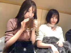 【素人ナンパ】「おっぱいも気持ちいいよ♡」2人ともGカップおっぱい!ラウンジ嬢のお姉さんがおっぱいで挟む!の画像