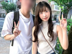【素人ナンパ】サークルが同じだという大学生男女!ザーメン20mlを溜めるゲームに女学生が男友達とチャレンジ!の画像