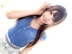 【素人ハメ撮り】笑顔が素敵な短大生！ロングヘアのお姉ちゃんさんがフェラをしたちんぽをオマンチョに挿入される！の画像