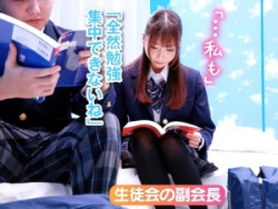 【ミラー号】「私のこと好き？」同窓生で生徒会が一緒の男女！制服姿の二人がキス！【素人ナンパ】の画像
