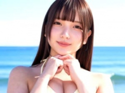 【一般人ナンパ】「あっ！待って！だめっ！」ビキニが似合う一般人娘！素股からおちんこ挿入されパコられる！の画像