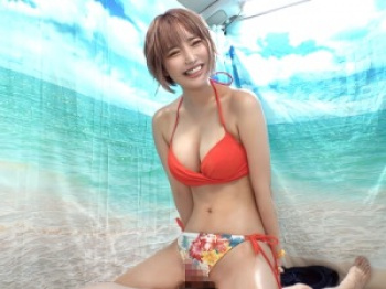 【シロウトナンパ】スタイル良いお姉ちゃんさん！ショートヘアが似合うたわわなおっぱいGALが初対面チンコで膣内発射される！の画像