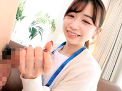 【シロウトナンパ】「オチンコすごいおっきぃ//」26歳のお姉さん！美人なナースさんが悩める男性のオチンコをフェラ！の画像