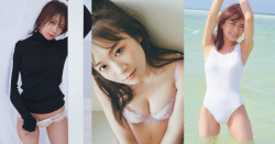 秋元真夏のお宝キャプとエロ画像。巨乳おっぱいとTバック食い込みの画像