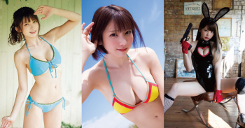えなこのお宝キャプとエロ画像。巨乳コスプレ&ランジェリー下着姿の画像