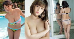 篠崎愛のお宝キャプとエロ画像。ムチムチ爆乳ヌード＆お尻のワレメの画像