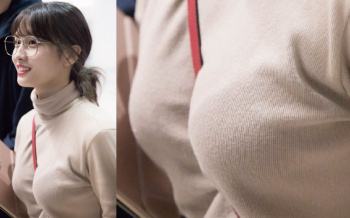 モモ、巨乳パイスラの私服姿があざとエロいwwwwwwの画像