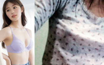 渋谷凪咲、タコパ中のノーブラ透け乳首wwwwwwの画像