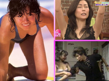 中山美穂・若い頃の水着ヌード画像・パンツを脱ぎ捨てチ〇ポを挿入するエッチ動画の画像