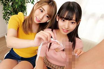 エロ動画 素人ナンパ 結構大きいですね！むちむち美女二人のデカチン研究！の画像