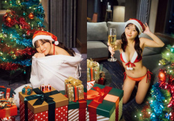 田中美久 クリスマスグラビアを披露！の画像