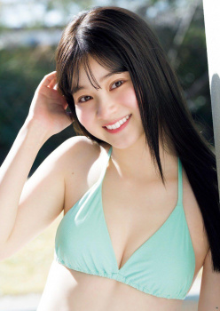 福島愛 水着画像 マブしい黒髪美少女の画像