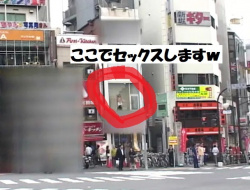 【エロ動画】AV女優が駅前交差点のショーウィンドウSEX！どこでセックスしてんだよｗｗｗの画像