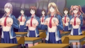 ムチムチたわわなおっぱい女の子だらけの学園で片っ端から性奴隷にしていくの画像