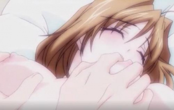 [エロアニ]《淫乱》デカぱい色白美女を押し倒して濃厚ナカダシセックスで子宮奥まで精子種付けしちゃう変態男！の画像