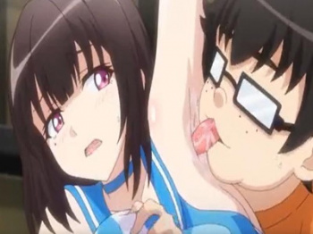 [エロアニ]【淫乱】きもデブ男に脇舐められて興奮しちゃう美女がコスプレ姿のままずぼずぼイカされるっ！！の画像