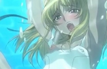 [エロアニ]プールで大量にイク！白く濁っちゃうほど大量に出しちゃう♡の画像
