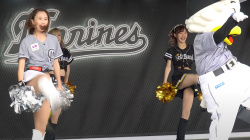【チア】パンチラ_千葉ロッテマリーンズをチアパフォーマーで盛り上げる、M☆Splash!!(エムスプラッシュ) cheer leadingの画像
