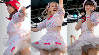 【アイドル】パンチラ_Layn(れいん)「人生は永遠の17歳」がコンセプトの5人組のアイドルグループ。肉フェス2023 Japanese girls Idol groupの画像