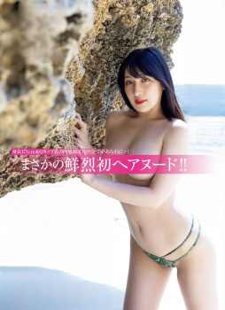 神道あやか 身長171cm&Gカップ乳の肉感BODYの全てがあらわにッ! まさかの鮮烈初ヘアの画像