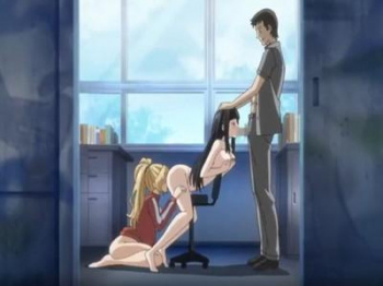 【アニメ】「あぁ…止められない…イッちゃう！」猛々しいデカチンポを変態オまんこに貫かれ最高点の美女がフェラでご奉仕！の画像