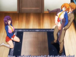 【アニメ】憧れの先輩の前で潮吹きエロマンコ見られてイッちゃう生意気女子校生♥の画像
