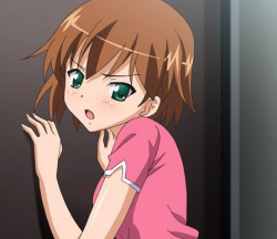 【アニメ】≪※イッちゃうってばぁん!≫おっぱい小さめ可愛い娘が最低親父にマン穴を舐められて巨根をまで挿れられるの画像
