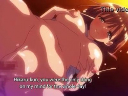 【アニメ】母乳パンパン女学生が精子&ミルクまみれのどスケベセックス♥の画像