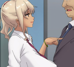 【アニメ】≪★ダメ…そんなにされたら…っ！≫えろすぎる制服美少女が変態親父を欲情させてたくましい肉棒をおねだり！の画像