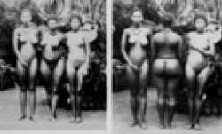 【エロ画像】【超恐怖】120年前フランスにあった「人間動物園」の画像、何度見てもヤバイの画像