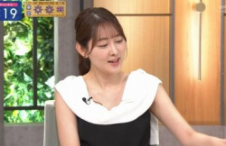 【エロ画像】森山みなみアナ、ずっと見てられるお辞儀の胸チラ祭りの画像