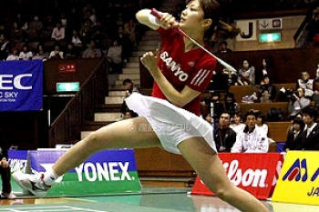 【女子バドミントンエロ画像１０３枚】潮田玲子のパンチラと小椋久美子のおっぱいのオグシオペア乳首ポロリＳＰ【永久保存版】の画像