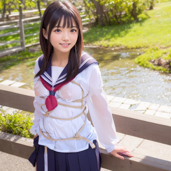 【緊縛プレイ】食い込む縄に濡れる乙女たち031～040の画像