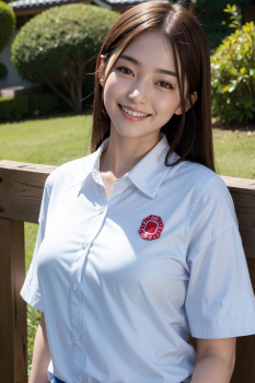 【ワイシャツ】AIによる美女画像集 Part.235の画像