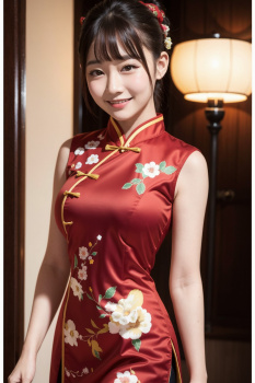 【チャイナ服】AIによる美女画像集 Part.355の画像