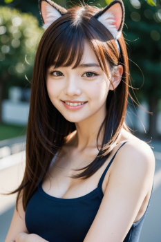 【猫耳】AIによる美女画像集 Part.427の画像