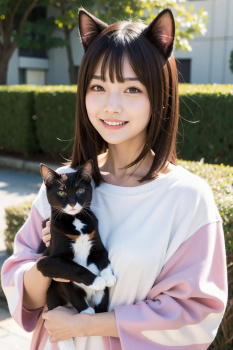 【猫耳】AIによる美女画像集 Part.430の画像