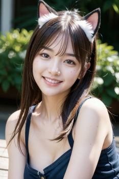 【猫耳】AIによる美女画像集 Part.433の画像