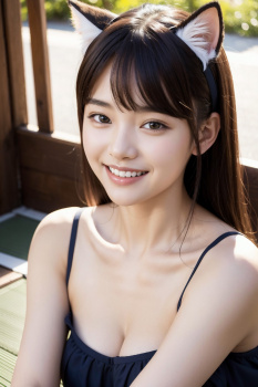 【猫耳】AIによる美女画像集 Part.441の画像