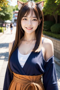 【猫耳】AIによる美女画像集 Part.445の画像