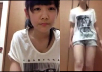 超可愛い美巨乳少女が動画配信で胸元ワザと見せ付け💛の画像