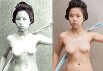 【全裸画像】エツチな古写真をAIで甦らせた結果ｗｗｗｗｗｗｗｗｗの画像