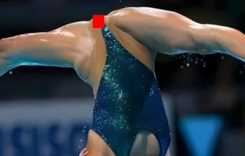 【画像】パリ五輪であぶない水着wwwビラビラがwwwwwwwwの画像
