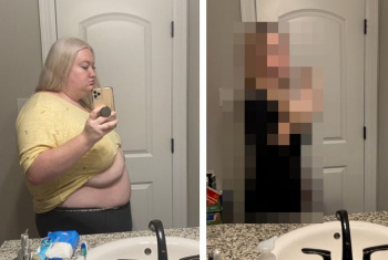 【画像】デブまんさんが5年かけてダイエットした結果・・・スゴすぎるwwwwwwwの画像