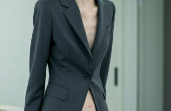 【画像】うかっりOLさん、シャツを着ずにスーツを着てしまうｗｗｗｗｗｗｗｗの画像