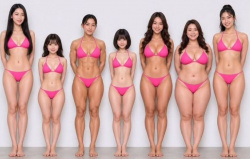 【画像】どの女の体が1番工ロい？の画像