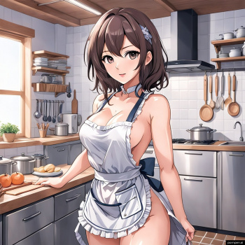 【二次】裸エプロン画像の画像