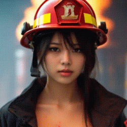 セクシーな消防士さん その4(AIエロgif編)の画像