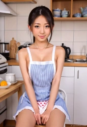 裸エプロンAIエロ画像まとめ その8の画像