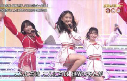 【放送事故】NHKの生放送で#8221;アレ#8221;がNMB48のスカートの中からこんにちはｗｗｗｗｗｗの画像